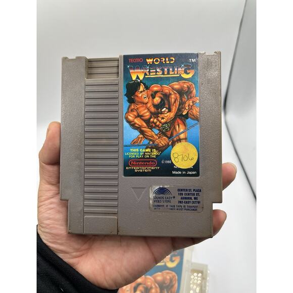 Tecmo World Wrestling (Nintendo Entertainment System, 1990) With Case - Picture 9 of 9